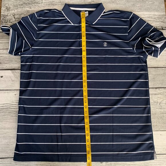 Izod Golf Striped Polo Shirt - Picture 7 of 7